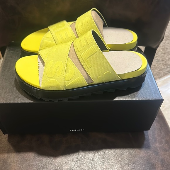 Sorel Shoes - Sorel Yellow Sandals